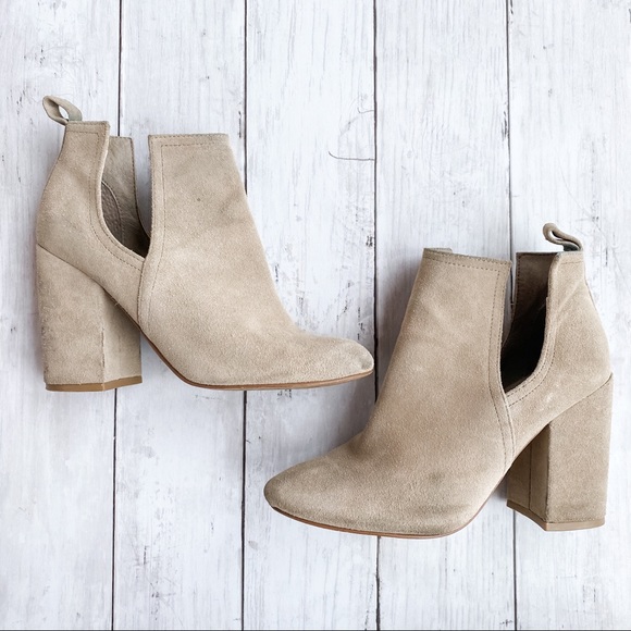 Steve Madden Naomi Suede Leather Booties Size 6 - Picture 1 of 8